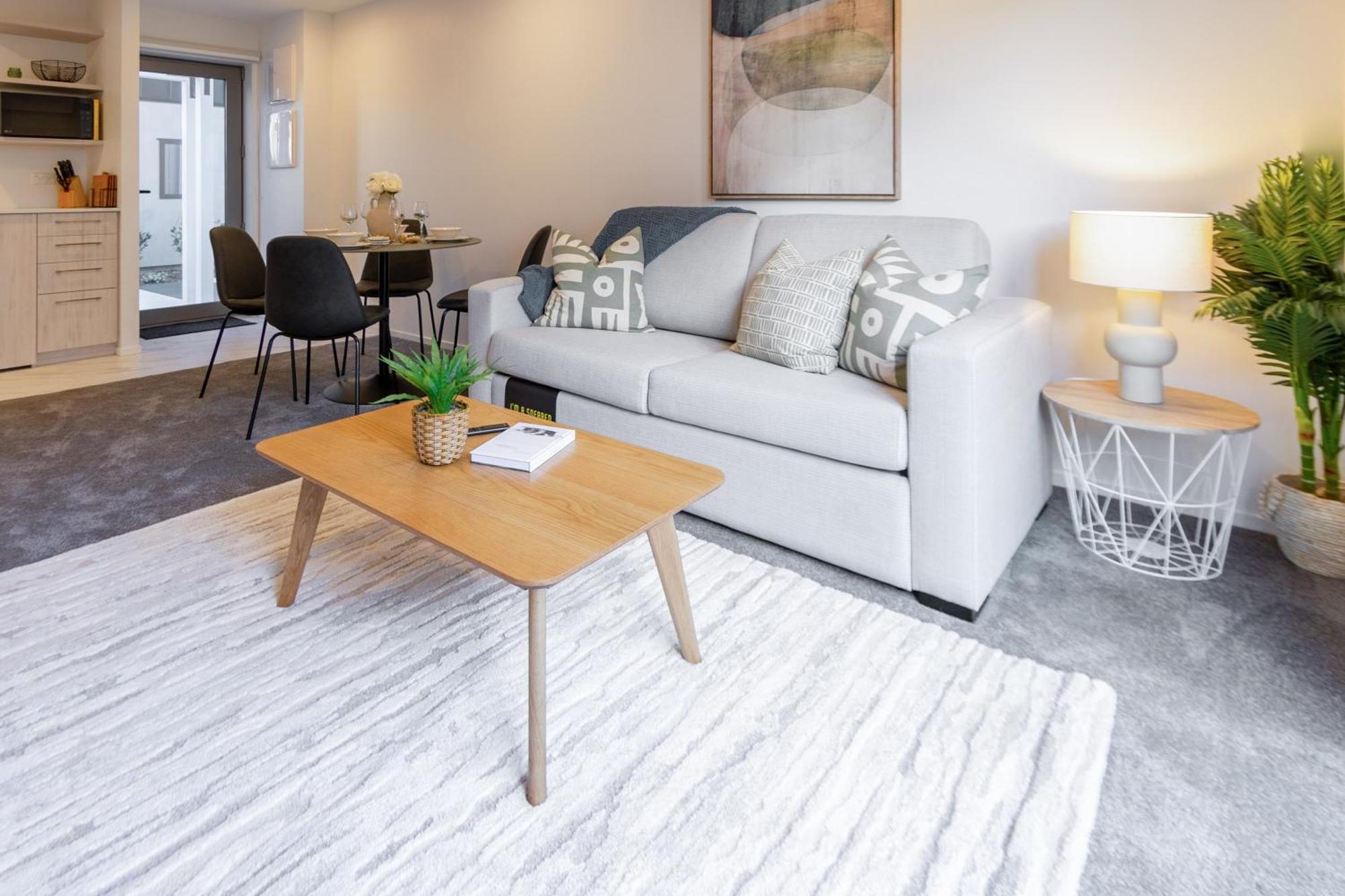 Urban Park Escape 2 Bed 2 Bath W/Carpark Apartment Christchurch Bagian luar foto